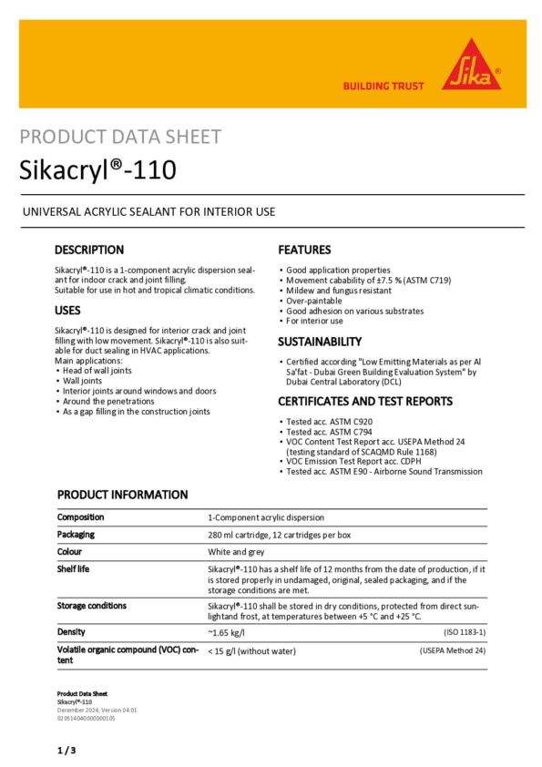 thumbnail of pds-sikacryl-110