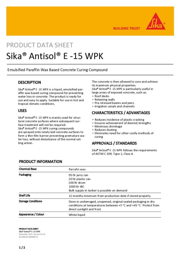 thumbnail of sika-antisol-e-15wpk