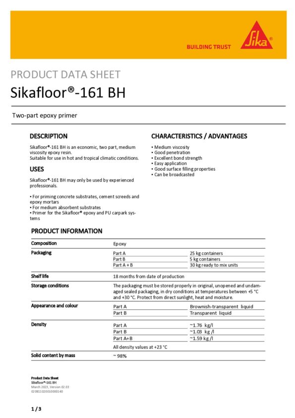 thumbnail of Sikafloor-161 BH