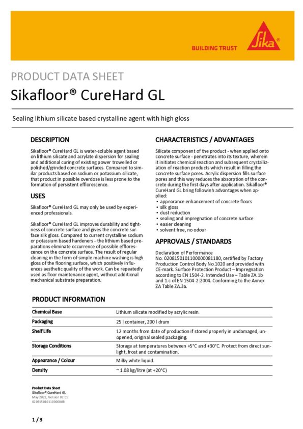 thumbnail of Sikafloor Curehardgl