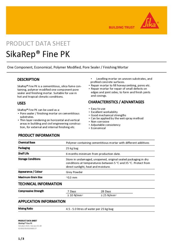 thumbnail of sikarep-fine-pk