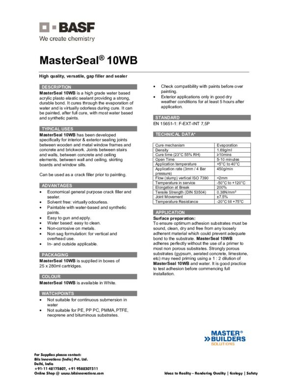 thumbnail of MasterSeal-10WB