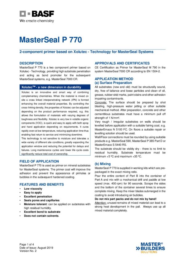 thumbnail of Masterseal-P770-tds