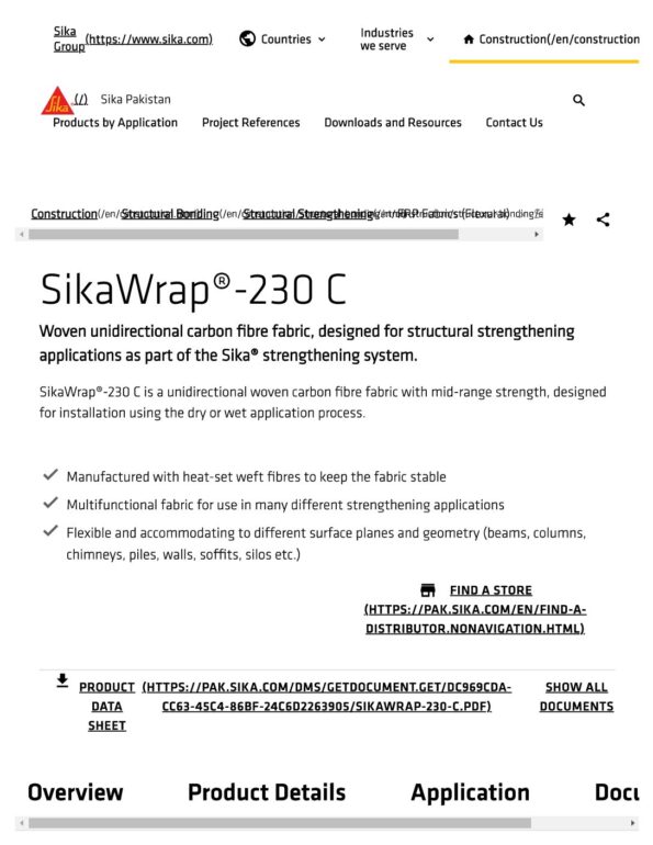 thumbnail of SikaWrap®-230 C