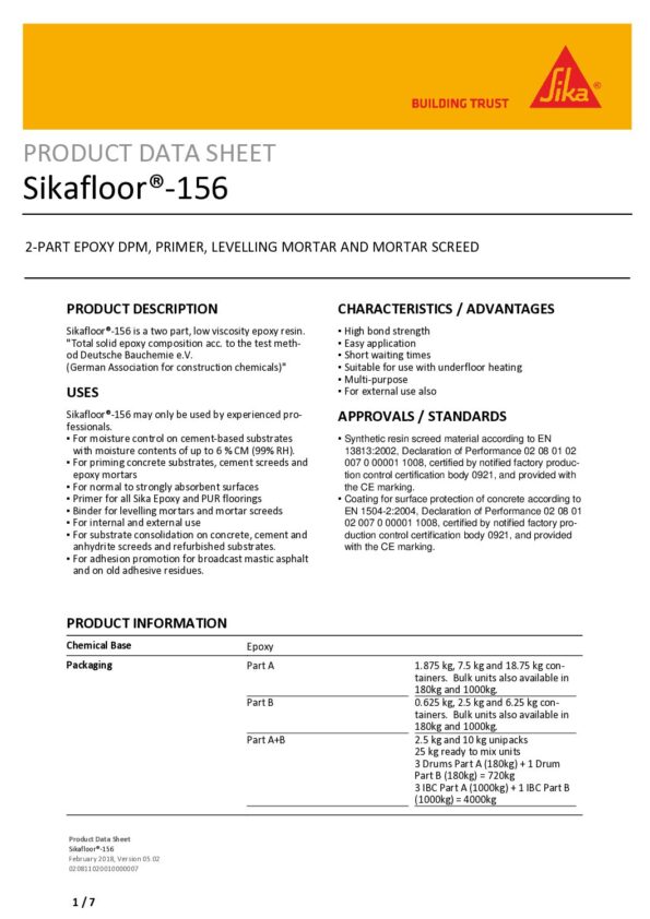 thumbnail of Sikafloor 156