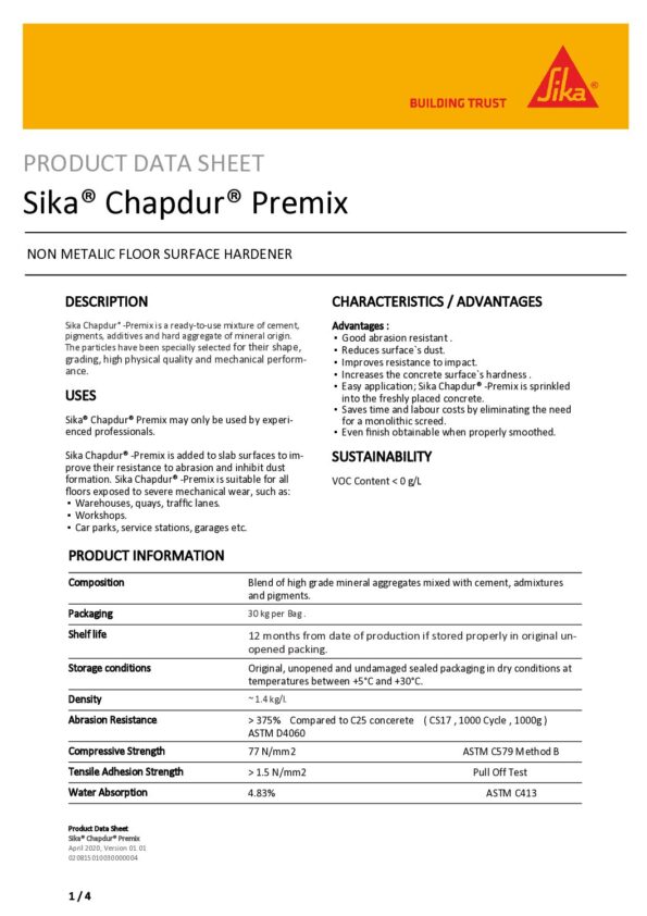 thumbnail of sika_chapdur_premix