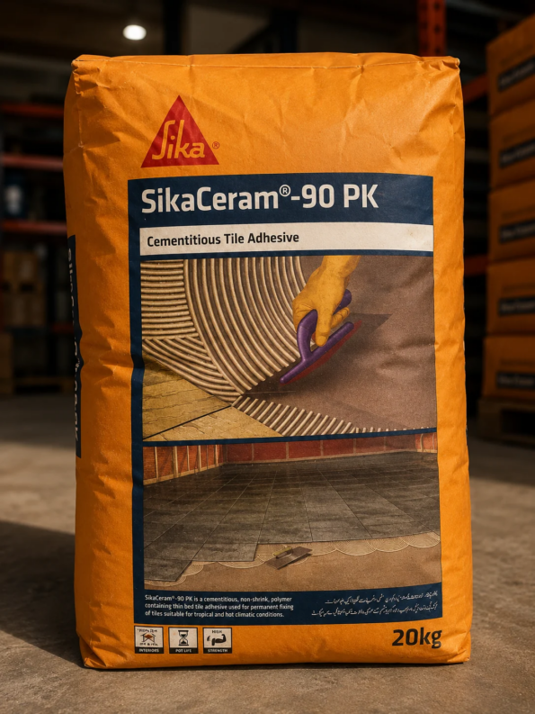 SikaCeram-90 PK cementitious tile adhesive 20 kg bag by MCT Chemicals