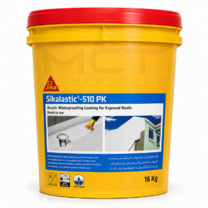 Sikalastic®-510 PK acrylic waterproofing coating for exposed roofs, 16 kg pail, from MCT Chemicals