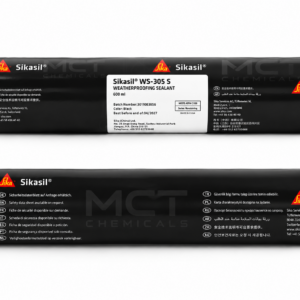 Sikasil® WS-305 S black weatherproofing sealant, 600 ml sausage, from MCT Chemicals