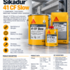Sikadur®-41 CF Slow three-component, thixotropic, moisture tolerant epoxy adhesive