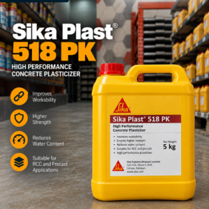 Sika Plast® 518 PK PCE-based water-reducing superplasticiser for concrete